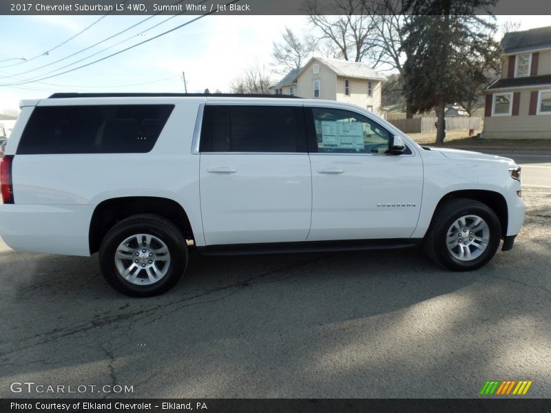 Summit White / Jet Black 2017 Chevrolet Suburban LS 4WD