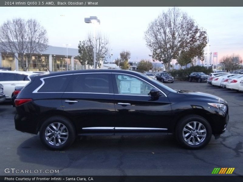 Black Obsidian / Wheat 2014 Infiniti QX60 3.5 AWD