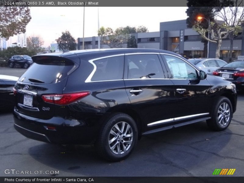 Black Obsidian / Wheat 2014 Infiniti QX60 3.5 AWD