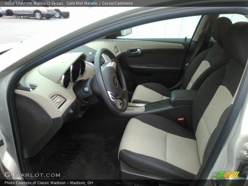Gold Mist Metallic / Cocoa/Cashmere 2010 Chevrolet Malibu LS Sedan