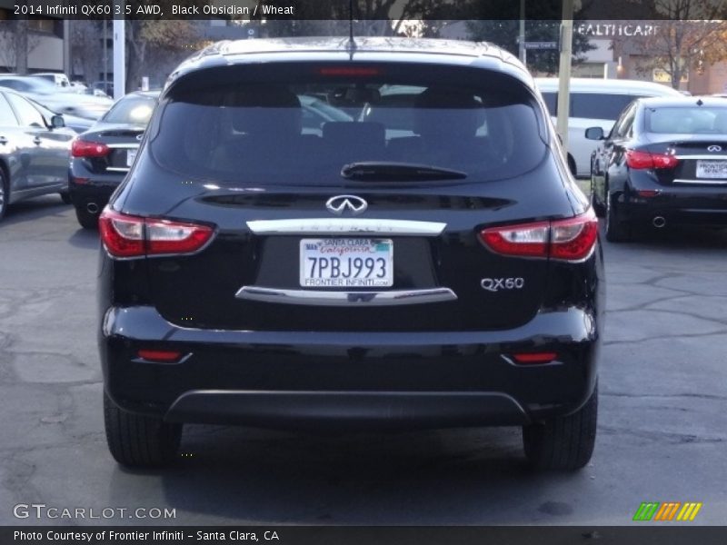 Black Obsidian / Wheat 2014 Infiniti QX60 3.5 AWD