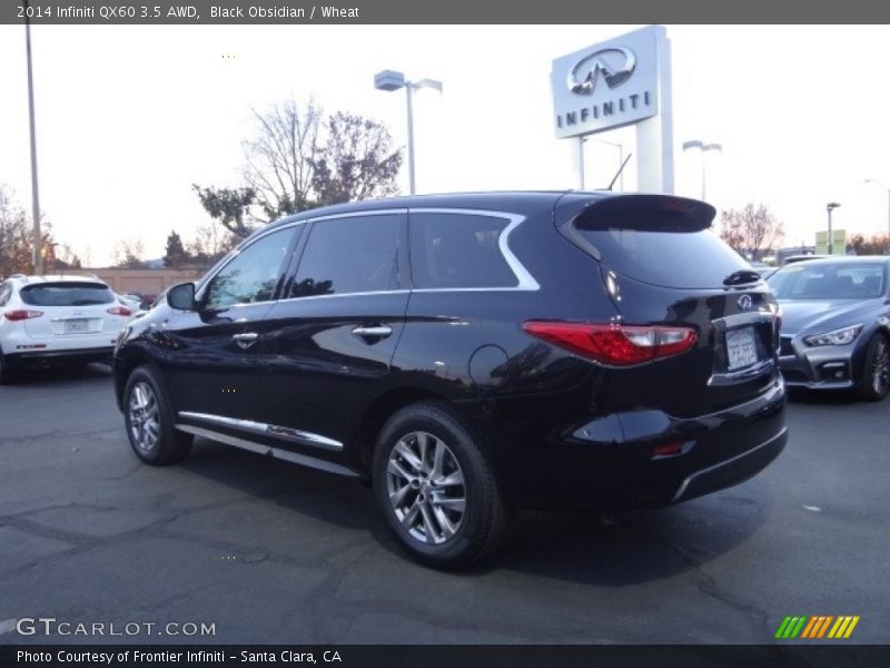 Black Obsidian / Wheat 2014 Infiniti QX60 3.5 AWD