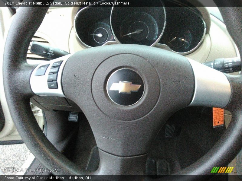 Gold Mist Metallic / Cocoa/Cashmere 2010 Chevrolet Malibu LS Sedan
