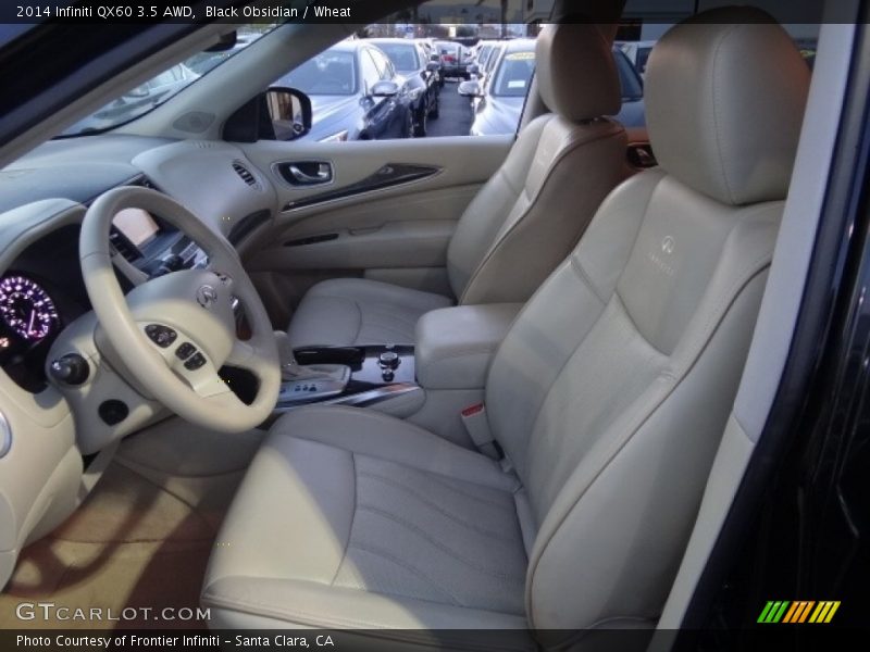 Black Obsidian / Wheat 2014 Infiniti QX60 3.5 AWD