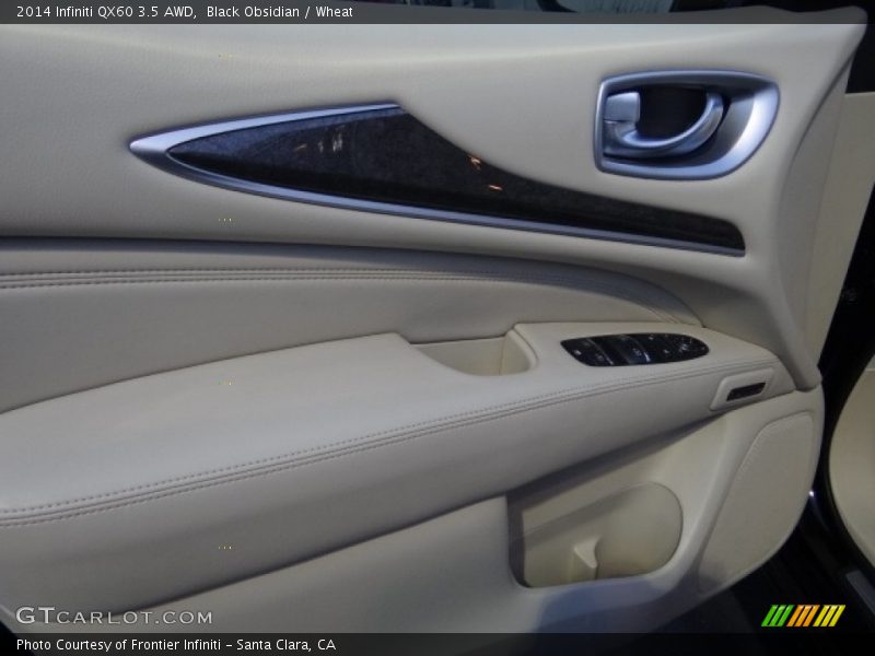 Black Obsidian / Wheat 2014 Infiniti QX60 3.5 AWD