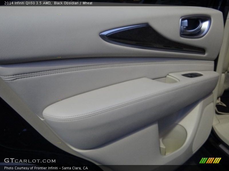 Black Obsidian / Wheat 2014 Infiniti QX60 3.5 AWD