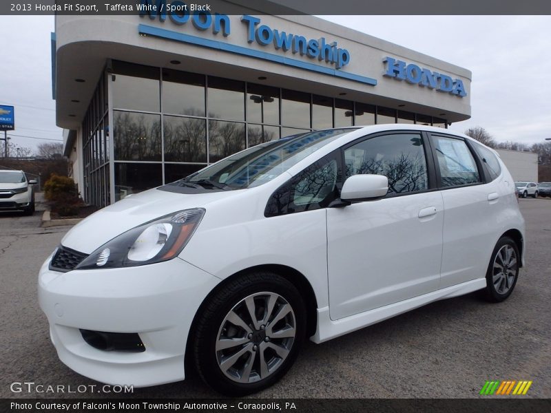 Taffeta White / Sport Black 2013 Honda Fit Sport
