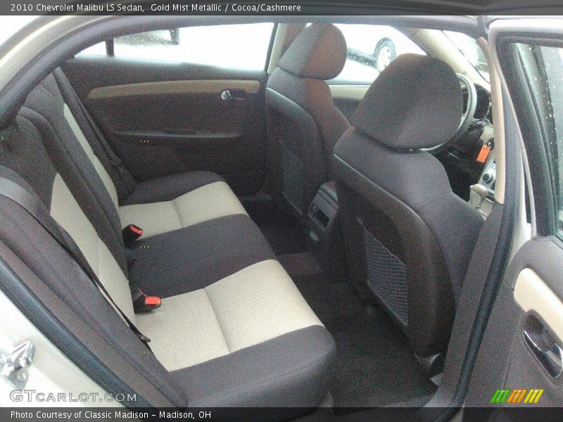 Gold Mist Metallic / Cocoa/Cashmere 2010 Chevrolet Malibu LS Sedan