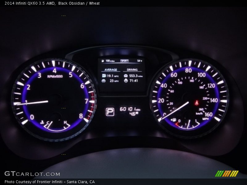 Black Obsidian / Wheat 2014 Infiniti QX60 3.5 AWD