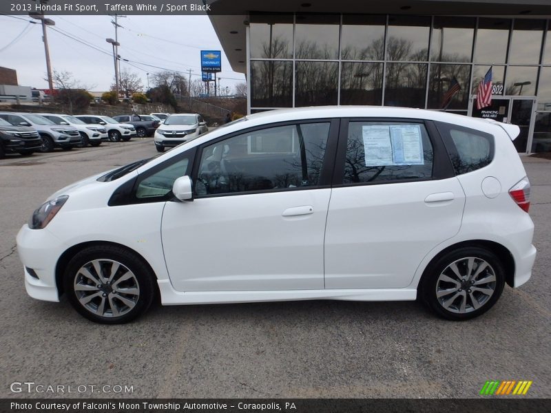 Taffeta White / Sport Black 2013 Honda Fit Sport