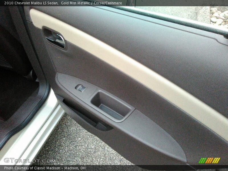 Gold Mist Metallic / Cocoa/Cashmere 2010 Chevrolet Malibu LS Sedan