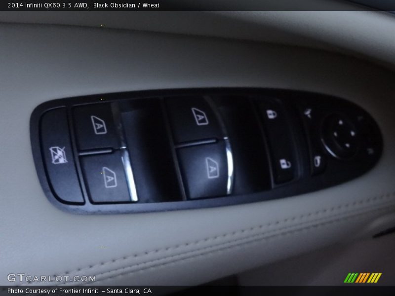 Black Obsidian / Wheat 2014 Infiniti QX60 3.5 AWD