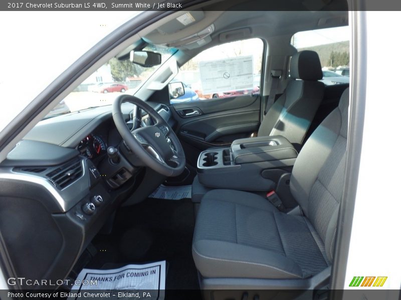 Summit White / Jet Black 2017 Chevrolet Suburban LS 4WD