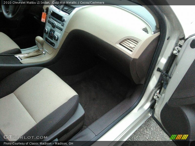 Gold Mist Metallic / Cocoa/Cashmere 2010 Chevrolet Malibu LS Sedan