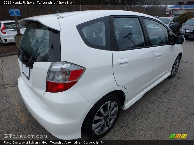 Taffeta White / Sport Black 2013 Honda Fit Sport