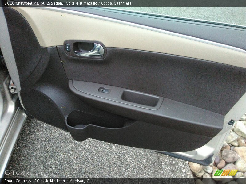 Gold Mist Metallic / Cocoa/Cashmere 2010 Chevrolet Malibu LS Sedan