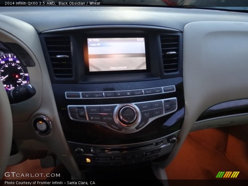 Black Obsidian / Wheat 2014 Infiniti QX60 3.5 AWD