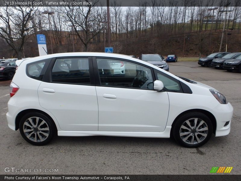 Taffeta White / Sport Black 2013 Honda Fit Sport