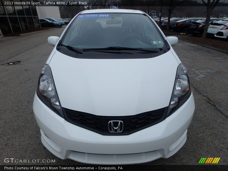 Taffeta White / Sport Black 2013 Honda Fit Sport