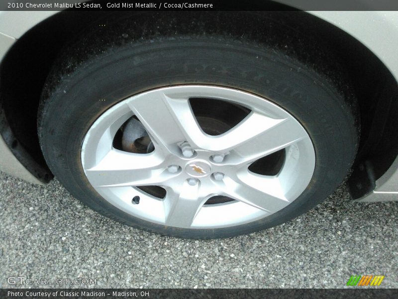 Gold Mist Metallic / Cocoa/Cashmere 2010 Chevrolet Malibu LS Sedan