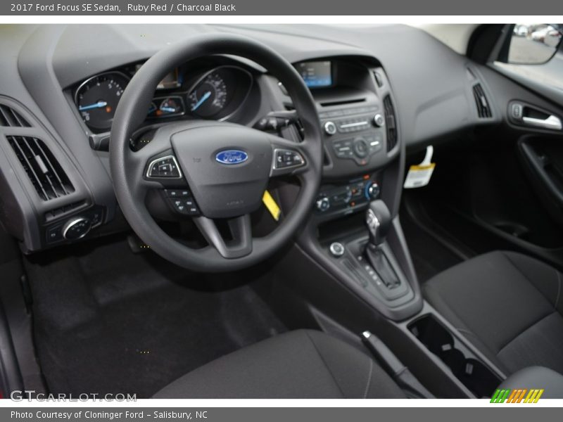 Ruby Red / Charcoal Black 2017 Ford Focus SE Sedan