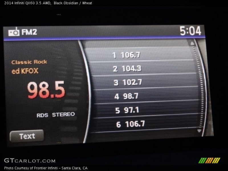 Black Obsidian / Wheat 2014 Infiniti QX60 3.5 AWD