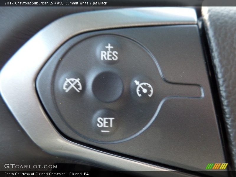 Summit White / Jet Black 2017 Chevrolet Suburban LS 4WD
