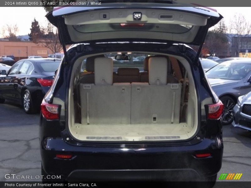 Black Obsidian / Wheat 2014 Infiniti QX60 3.5 AWD