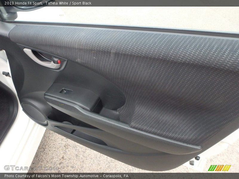 Taffeta White / Sport Black 2013 Honda Fit Sport