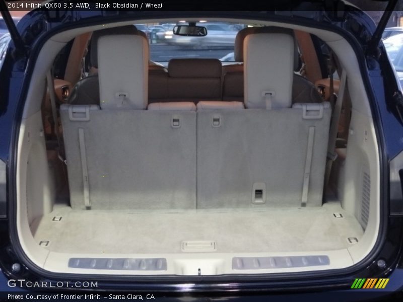 Black Obsidian / Wheat 2014 Infiniti QX60 3.5 AWD