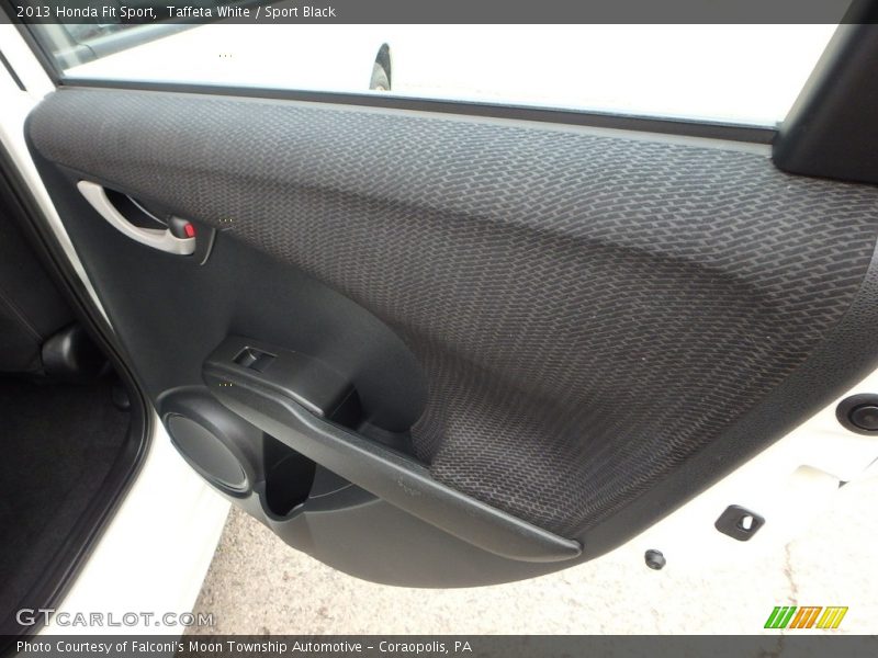 Taffeta White / Sport Black 2013 Honda Fit Sport