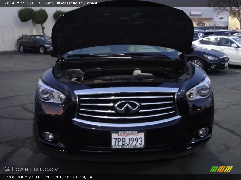 Black Obsidian / Wheat 2014 Infiniti QX60 3.5 AWD