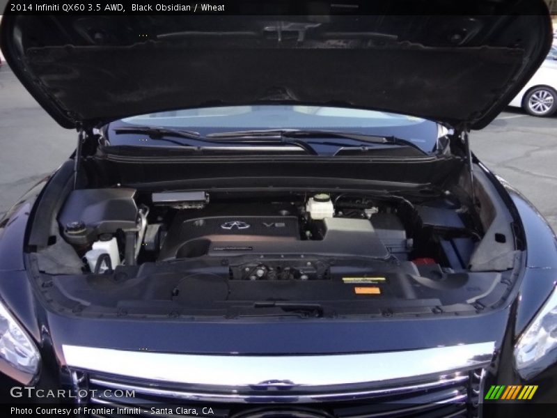 Black Obsidian / Wheat 2014 Infiniti QX60 3.5 AWD
