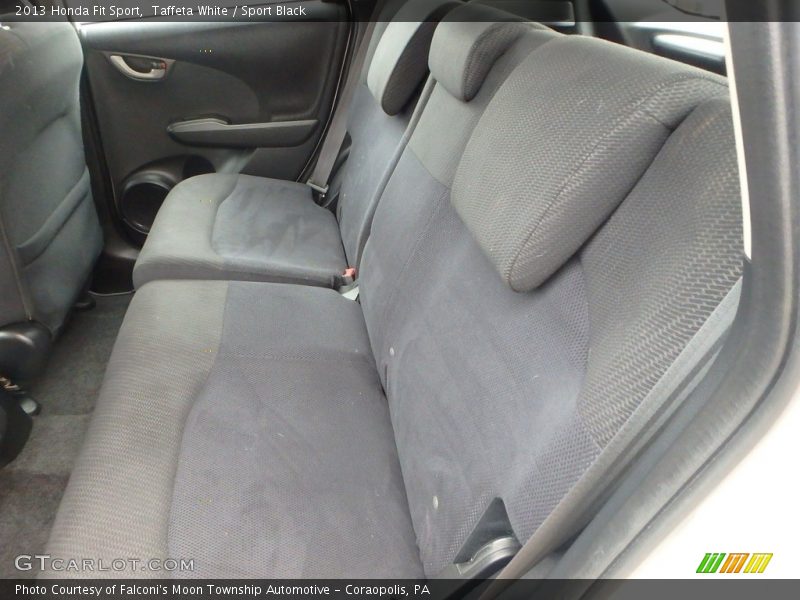 Taffeta White / Sport Black 2013 Honda Fit Sport