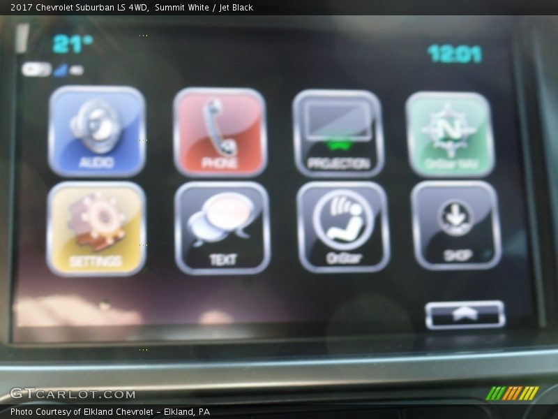 Summit White / Jet Black 2017 Chevrolet Suburban LS 4WD