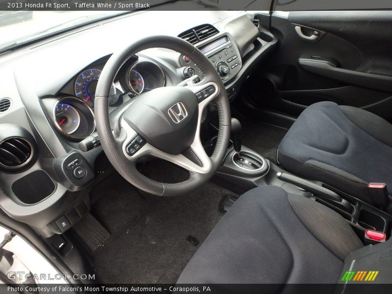 Taffeta White / Sport Black 2013 Honda Fit Sport