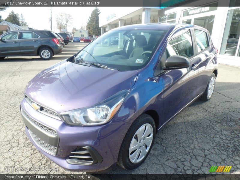 Kalamata Metallic / Jet Black 2017 Chevrolet Spark LS