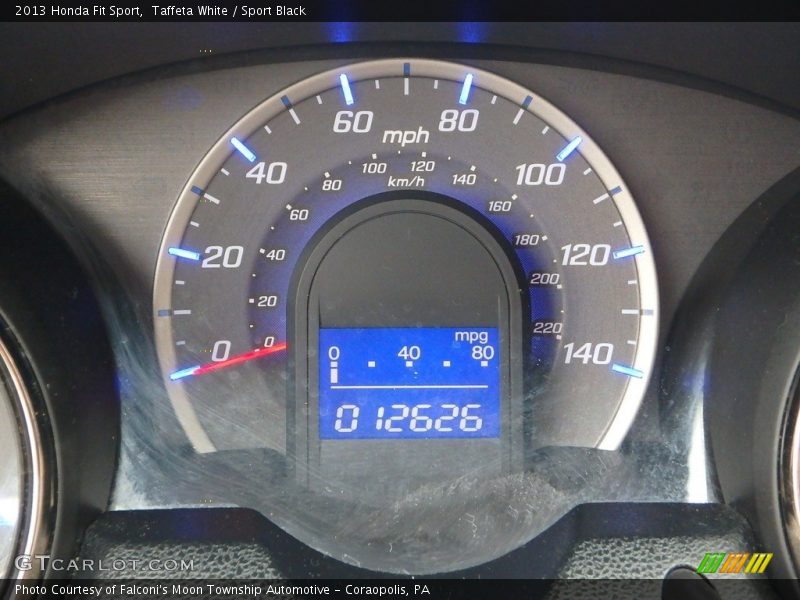 Taffeta White / Sport Black 2013 Honda Fit Sport