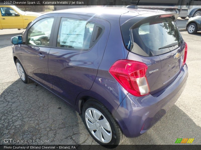 Kalamata Metallic / Jet Black 2017 Chevrolet Spark LS