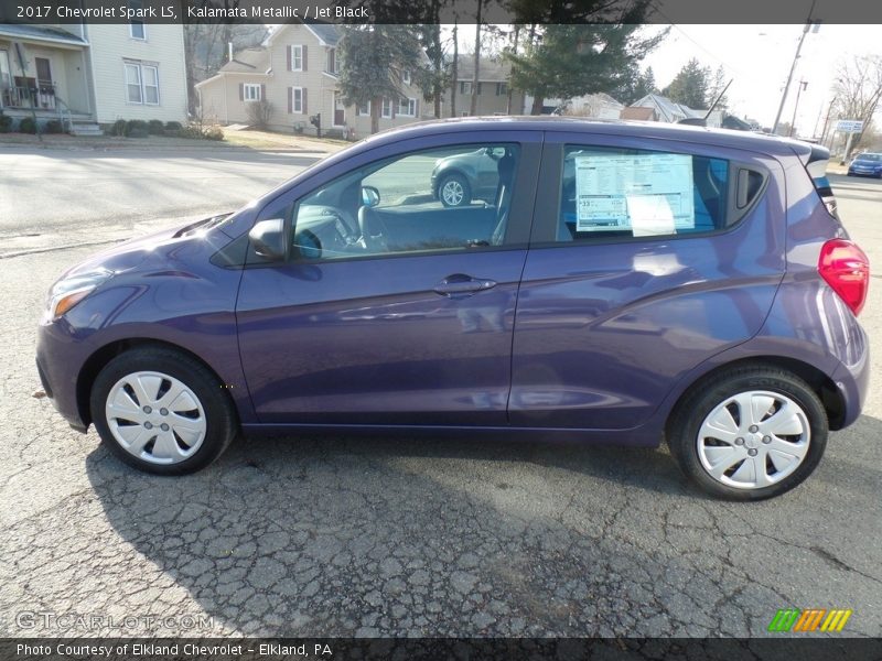 Kalamata Metallic / Jet Black 2017 Chevrolet Spark LS