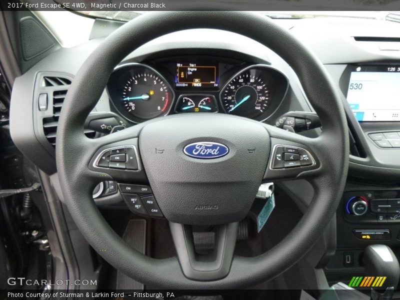 Magnetic / Charcoal Black 2017 Ford Escape SE 4WD