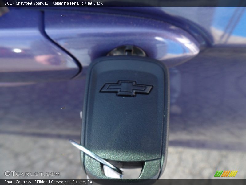 Kalamata Metallic / Jet Black 2017 Chevrolet Spark LS