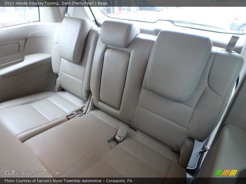 Dark Cherry Pearl / Beige 2013 Honda Odyssey Touring