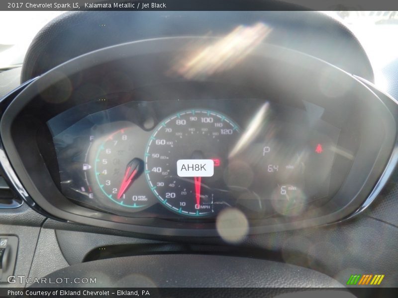 Kalamata Metallic / Jet Black 2017 Chevrolet Spark LS