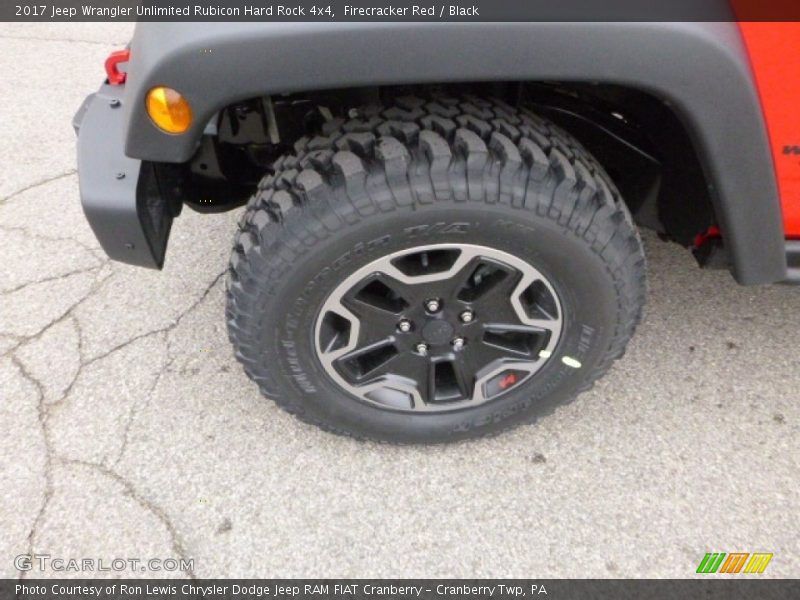 Firecracker Red / Black 2017 Jeep Wrangler Unlimited Rubicon Hard Rock 4x4