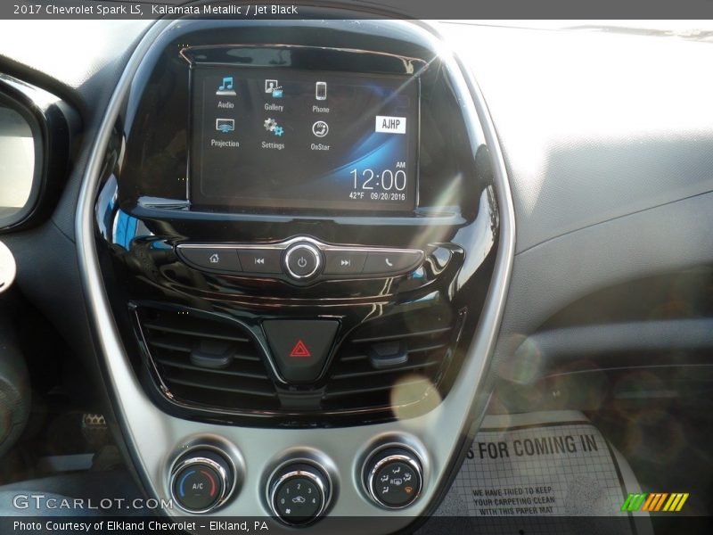 Kalamata Metallic / Jet Black 2017 Chevrolet Spark LS