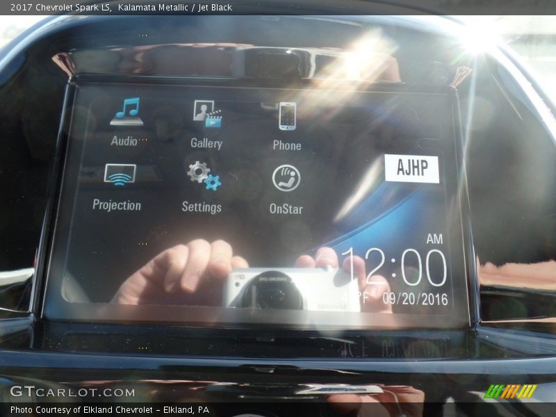 Kalamata Metallic / Jet Black 2017 Chevrolet Spark LS