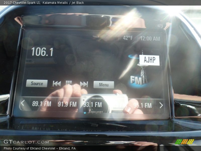 Kalamata Metallic / Jet Black 2017 Chevrolet Spark LS