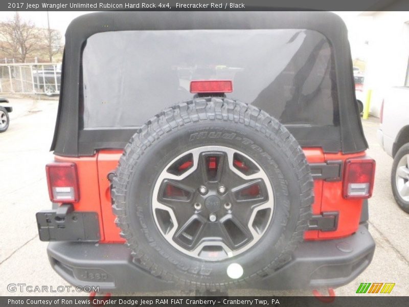 Firecracker Red / Black 2017 Jeep Wrangler Unlimited Rubicon Hard Rock 4x4