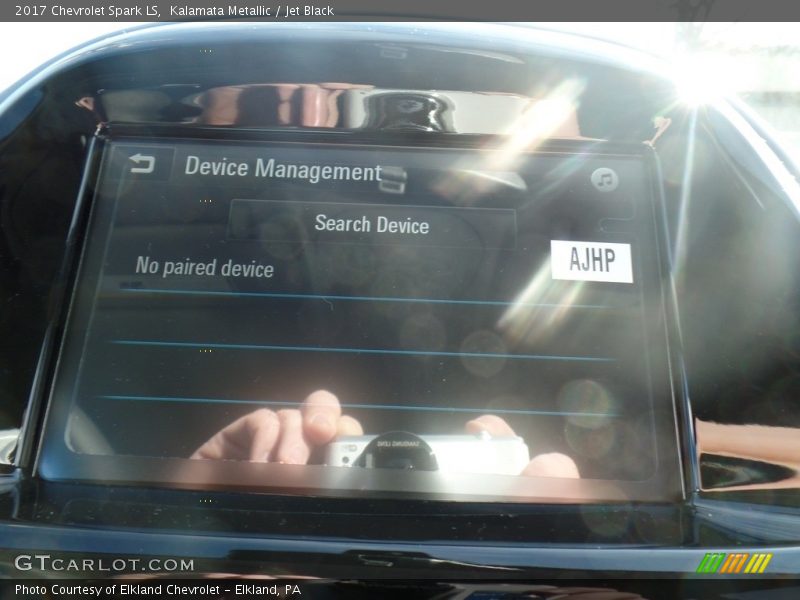 Kalamata Metallic / Jet Black 2017 Chevrolet Spark LS